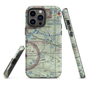 Dale Delight Airport (Y16) VFR Sectional  Tough iPhone Case