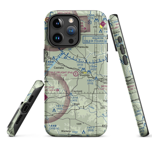 Dale Delight Airport (Y16) VFR Sectional  Tough iPhone Case