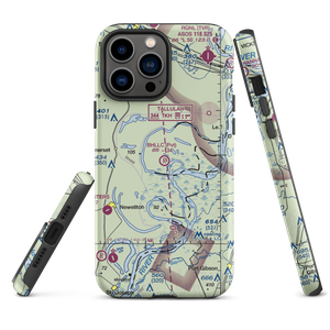 Dale Landing Strip (MS45) VFR Sectional  Tough iPhone Case