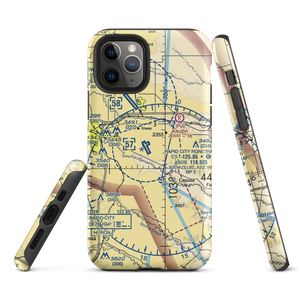 Dan's Airport (4SD4) VFR Sectional  Tough iPhone Case