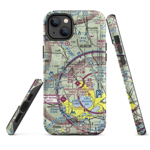 Dane Airport (WI65) VFR Sectional  Tough iPhone Case