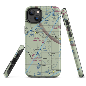 Dangel Airport (2SD7) VFR Sectional  Tough iPhone Case