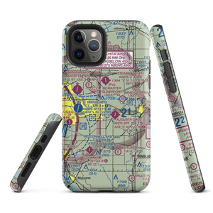 Daniel's Landing Airport (13KS) VFR Sectional  Tough iPhone Case