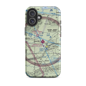 Danville Municipal Airport (32A) VFR Sectional  Tough iPhone Case