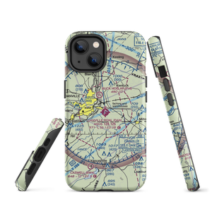 Danville Regional Airport (DAN) VFR Sectional  Tough iPhone Case