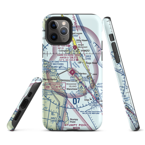Dare County Regional Airport (MQI) VFR Sectional  Tough iPhone Case