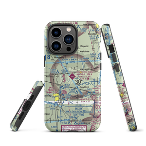 Darke County Airport (VES) VFR Sectional  Tough iPhone Case