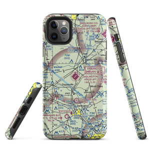 Darlington County Airport (UDG) VFR Sectional  Tough iPhone Case