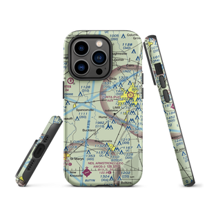 Dave Rice Ultralightport (OH91) VFR Sectional  Tough iPhone Case