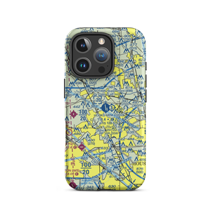 David Wayne Hooks Memorial Airport (DWH) VFR Sectional  Tough iPhone Case