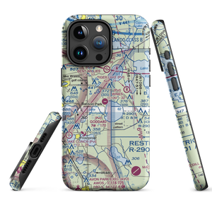 David Wine's Airstrip (62FL) VFR Sectional  Tough iPhone Case