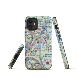 David Wine's Airstrip (62FL) VFR Sectional  Tough iPhone Case