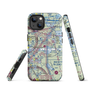 David Wine's Airstrip (62FL) VFR Sectional  Tough iPhone Case