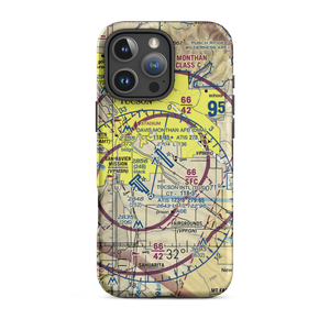 Davis Monthan Air Force Base (DMA) VFR Sectional  Tough iPhone Case