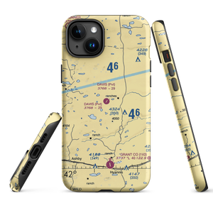 Davis Ranch Airport (9NE3) VFR Sectional  Tough iPhone Case