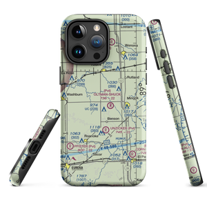 Davison Restricted Landing Area (US-0090) VFR Sectional  Tough iPhone Case
