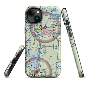 Davy Jones /Private/ Airport (3IS6) VFR Sectional  Tough iPhone Case