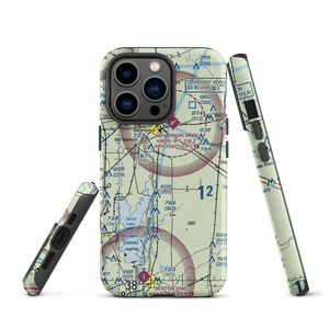 Davy Jones /Private/ Airport (3IS6) VFR Sectional  Tough iPhone Case