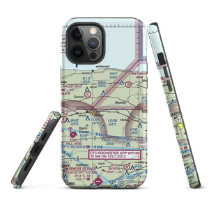 Dawn Patrol Aviation Airport (NK31) VFR Sectional  Tough iPhone Case