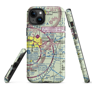 Day Aero-Place Airport (6IS0) VFR Sectional  Tough iPhone Case