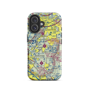 Dayton-Wright Brothers Airport (MGY) VFR Sectional  Tough iPhone Case