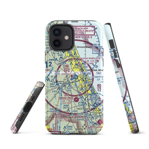 Daytona Beach International Airport (DAB) VFR Sectional  Tough iPhone Case