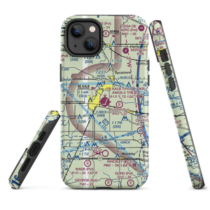 De Kalb Taylor Municipal Airport (DKB) VFR Sectional  Tough iPhone Case