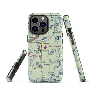 De Witt Municipal Airport Whitcomb Field (5M1) VFR Sectional  Tough iPhone Case