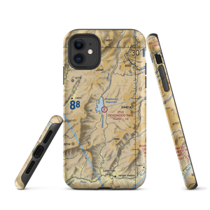 Deadwood Dam Airstrip (ID86) VFR Sectional  Tough iPhone Case