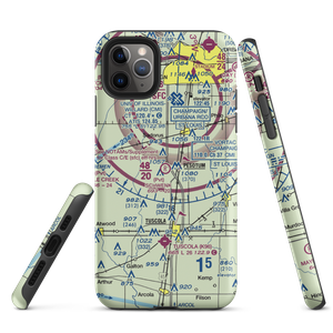 Dean Schwenk RLA Airport (89IL) VFR Sectional  Tough iPhone Case