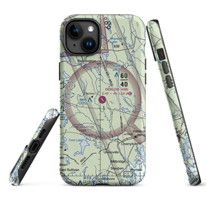 Deblois Flight Strip (43B) VFR Sectional  Tough iPhone Case