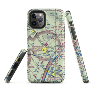 Decatur Municipal Airport (LUD) VFR Sectional  Tough iPhone Case