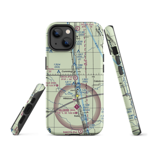 Deck Airport (5ND9) VFR Sectional  Tough iPhone Case