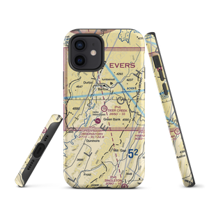 Deer Creek Farm Airport (WV00) VFR Sectional  Tough iPhone Case