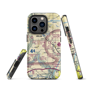 Deer Flat Airport (WA52) VFR Sectional  Tough iPhone Case