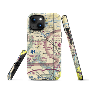 Deer Flat Airport (WA52) VFR Sectional  Tough iPhone Case