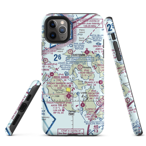 Deer Harbor SPB (DHB) VFR Sectional  Tough iPhone Case