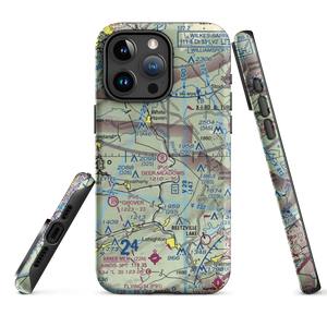 Deer Meadows Airstrip (8PA3) VFR Sectional  Tough iPhone Case