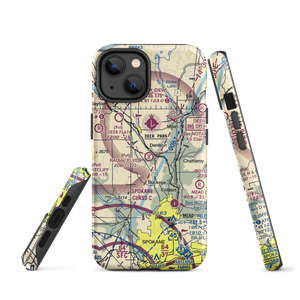 Deer Park / Radial Flyer Airport (WT21) VFR Sectional  Tough iPhone Case