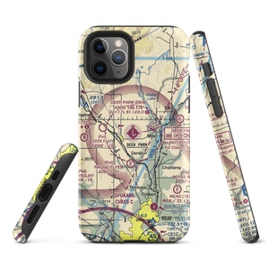 Deer Park Airport (DEW) VFR Sectional  Tough iPhone Case