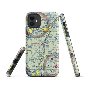 Deer Run Airport (NC56) VFR Sectional  Tough iPhone Case