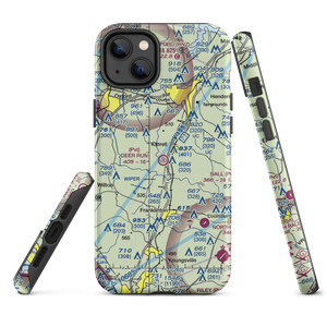 Deer Run Airport (NC56) VFR Sectional  Tough iPhone Case