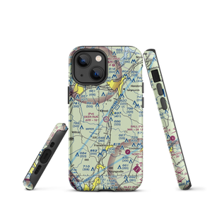 Deer Run Airport (NC56) VFR Sectional  Tough iPhone Case