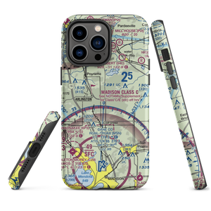 Del Monte Airport (WI51) VFR Sectional  Tough iPhone Case