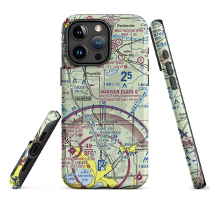 Del Monte Airport (WI51) VFR Sectional  Tough iPhone Case