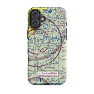 Del Valle Airport (TA55) VFR Sectional  Tough iPhone Case