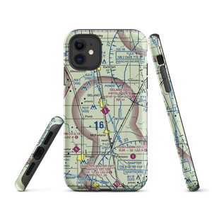 Delano Municipal Airport (DLO) VFR Sectional  Tough iPhone Case