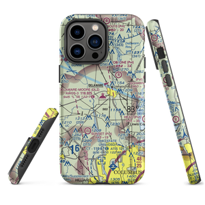 Delaware Municipal Airport (DLZ) VFR Sectional  Tough iPhone Case