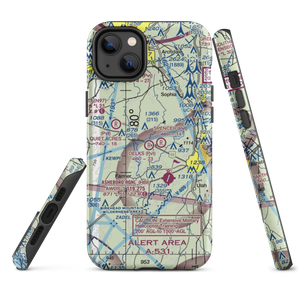 Delk's Airport (1NC0) VFR Sectional  Tough iPhone Case