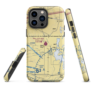 Dell City Municipal Airport (2E5) VFR Sectional  Tough iPhone Case